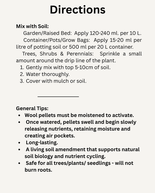 Wool Pellets