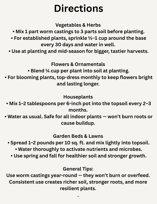 Worm Castings - Fungal Enhanced • Microscopically Verified Living Soil Biology