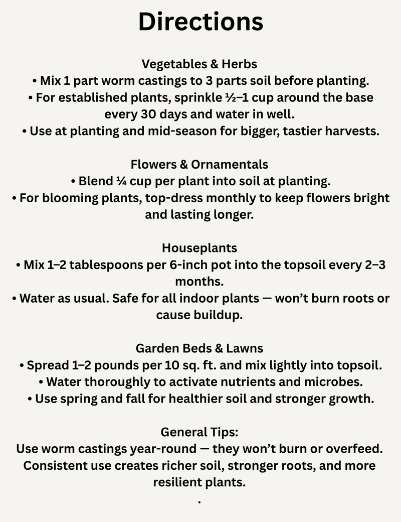 Worm Castings - Fungal Enhanced • Microscopically Verified Living Soil Biology